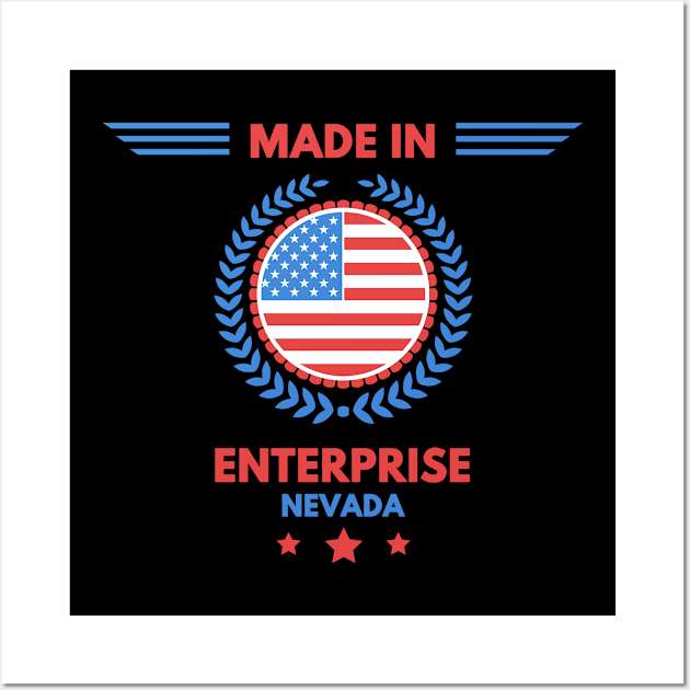 Made in Enterprise Wall Art by LiquidLine